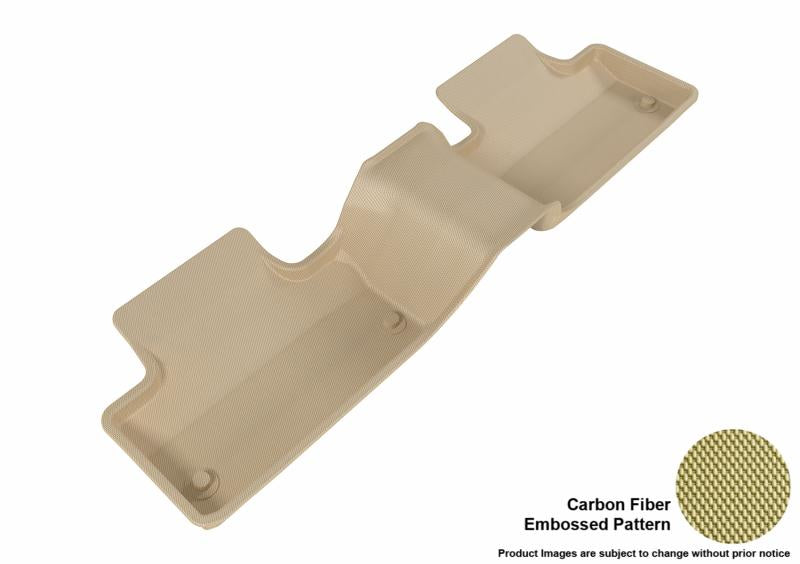 3D MAXpider 2014-2019 Land Rover Range Rover Evoque Kagu 2nd Row Floormats - Tan L1LR01821502 Main Image