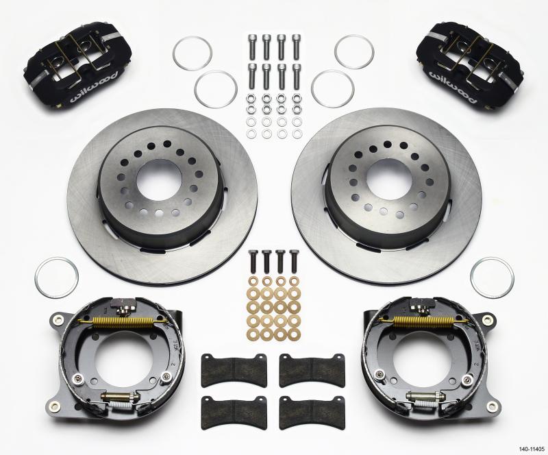 Wilwood Dynapro Low-Profile 11.00in P-Brake Kit 55-57 Chevy 2.34in Offset 140-11405 Main Image