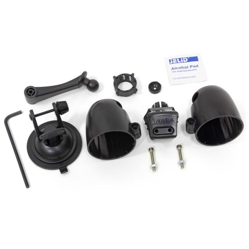 Banks Power Dual Gauge Pod Suction Mount For iDash 1.8 And 52mm Gauges 63344 Main Image