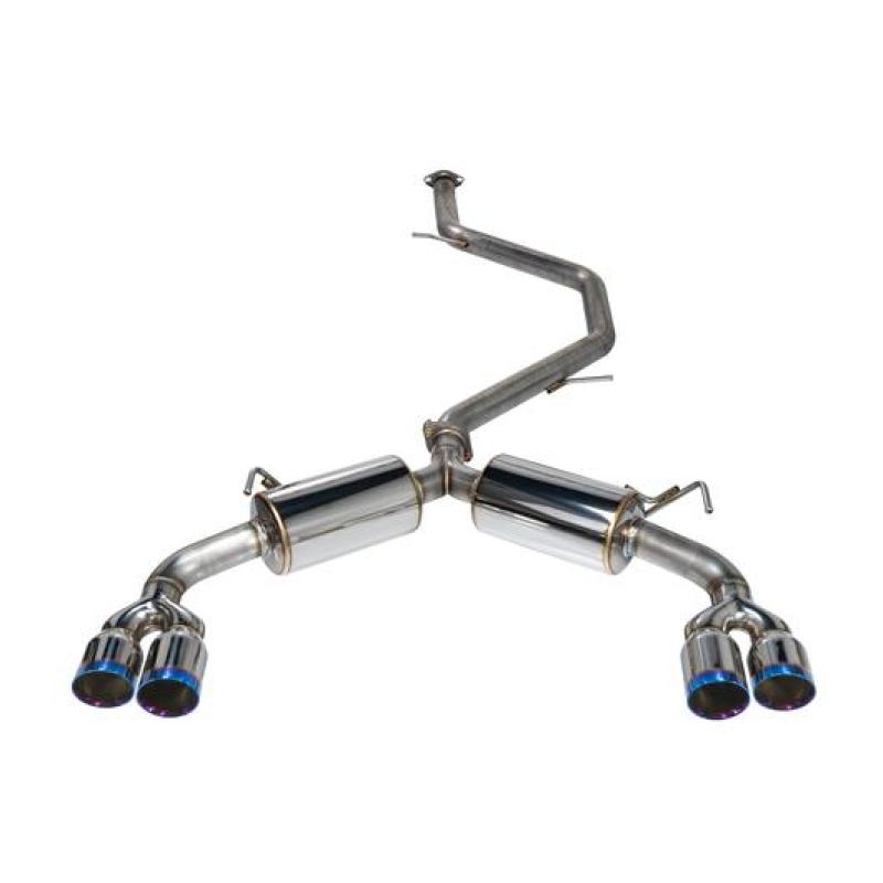 Remark 2019+ Toyota Corolla Hatchback Quad-Exit Cat-Back Exhaust Burnt Stainless Steel RK-C4063T-01P