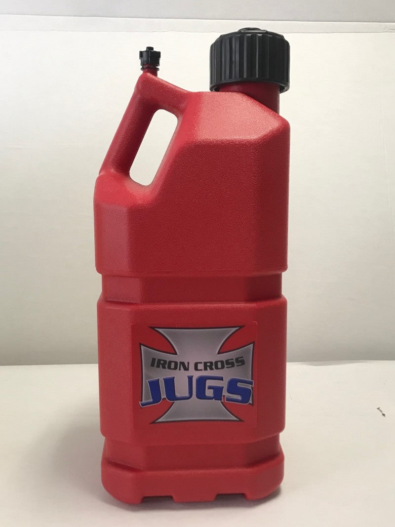 Iron Cross 5 Gallon Utility Jug - Red - 4 Pack 5002RP