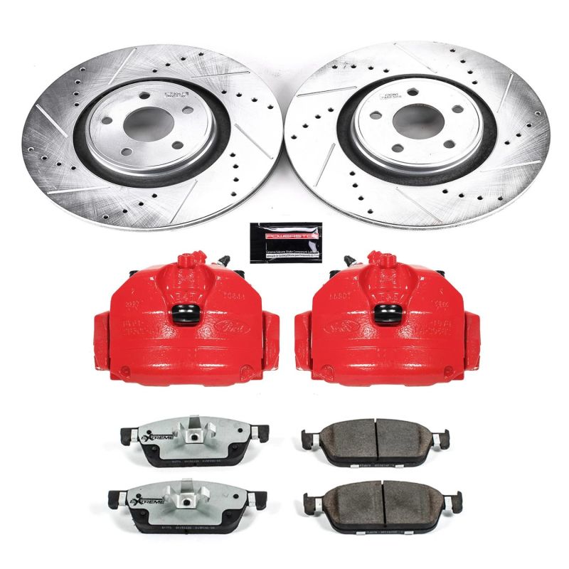 PowerStop PSB Z26 Street Kit w/Cals Brakes, Rotors & Pads Brake Kits - Performance D&S main image