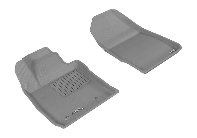 3D MAXpider 2011-2019 Ford Fiesta Kagu 1st Row Floormat - Gray L1FR08011501