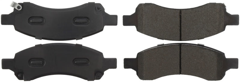 StopTech Street Brake Pads; Front With Shims And Hardware