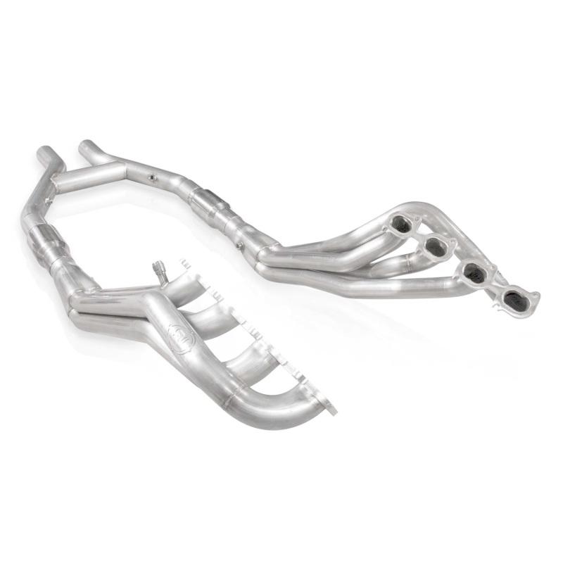 Stainless Works 2007-10 Shelby GT500 Headers 1-7/8in Primaries High-Flow Cats 3in H-Pipe GT5HCATHP Main Image