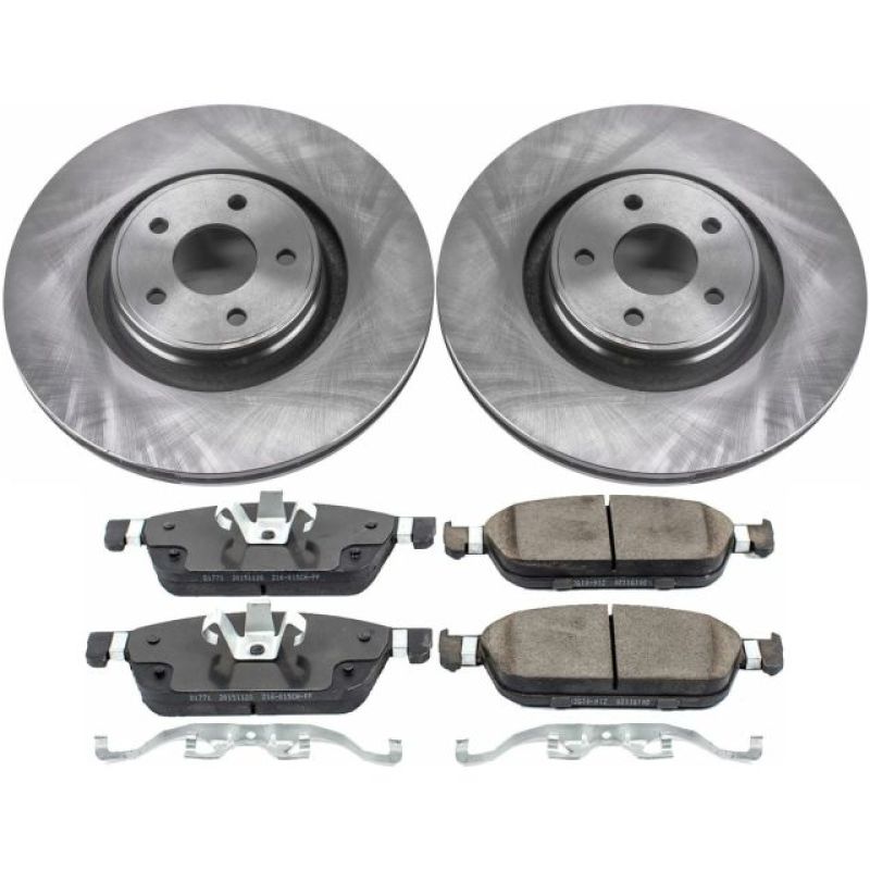 PowerStop PSB Autospecialty Kit Brakes, Rotors & Pads Brake Kits - OE main image