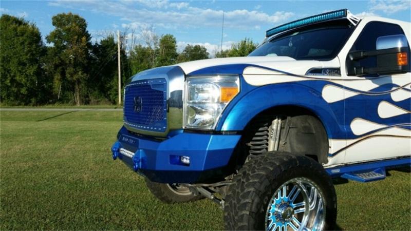 Iron Cross 08-10 Ford F-250/350 Super Duty Low Profile Front Bumper - Gloss Black 40-425-08 Main Image