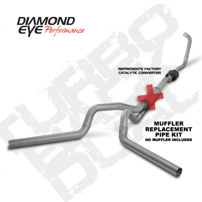 Diamond Eye Performance DEP Turbo Back Exhaust Kit AL Exhaust, Mufflers & Tips Turbo Back main image