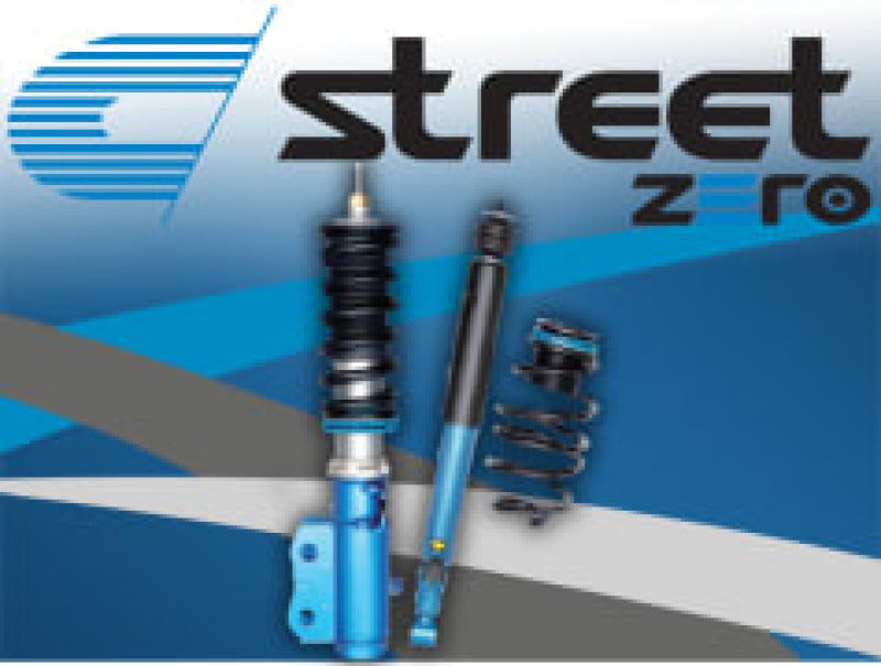 Cusco Street Zero-A 05-07 Subaru GDB STi 40-Way Adj FR-Pillow Upper Mount RR-Rubber Mount Coilovers 672 61N CN