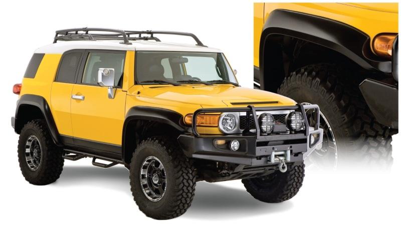 Bushwacker 07-14 Toyota FJ Cruiser Extend-A-Fender Style Flares 4pc - Black 31924-02 Main Image