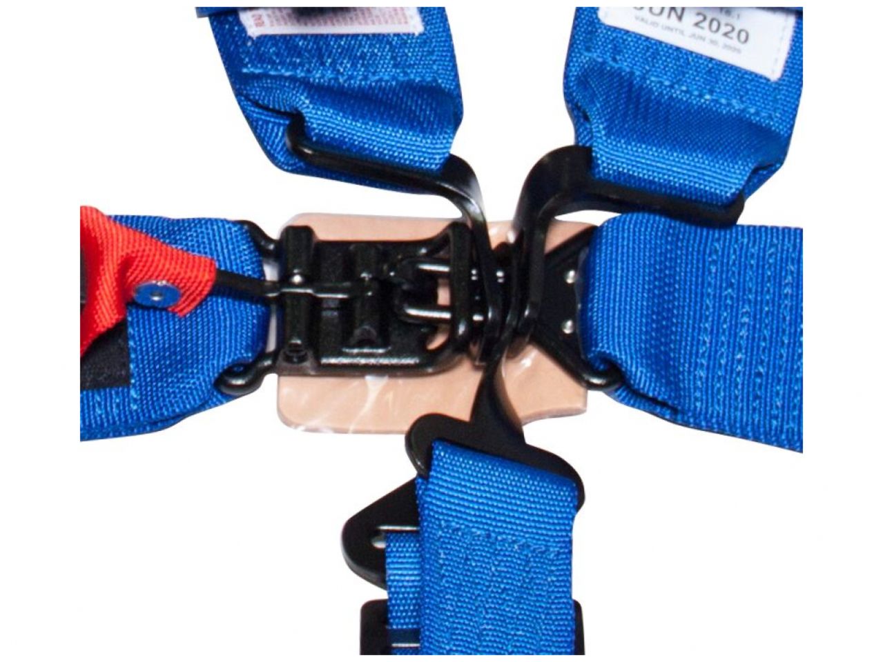 NRG Belt Harness SFI 16.1 5PT 3in. Seat / Latch Link - Blue