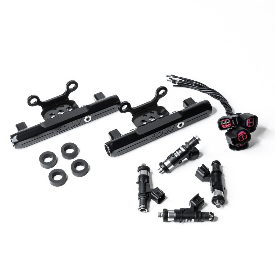 DeatschWerks Subaru conversion fuel rails and 1000cc injectors