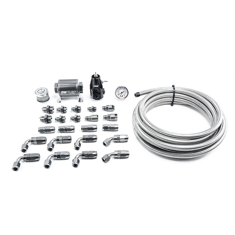 DeatschWerks DW400 Pump Module Return Plumbing Kit SS CPE for 2001-15 Honda Civic