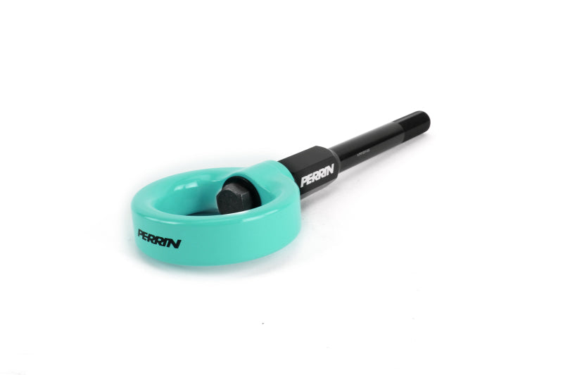 Perrin 02-07 Subaru WRX/STI Tow Hook Kit (Front) - Hyper Teal PSP-BDY-230TE *Discontinued