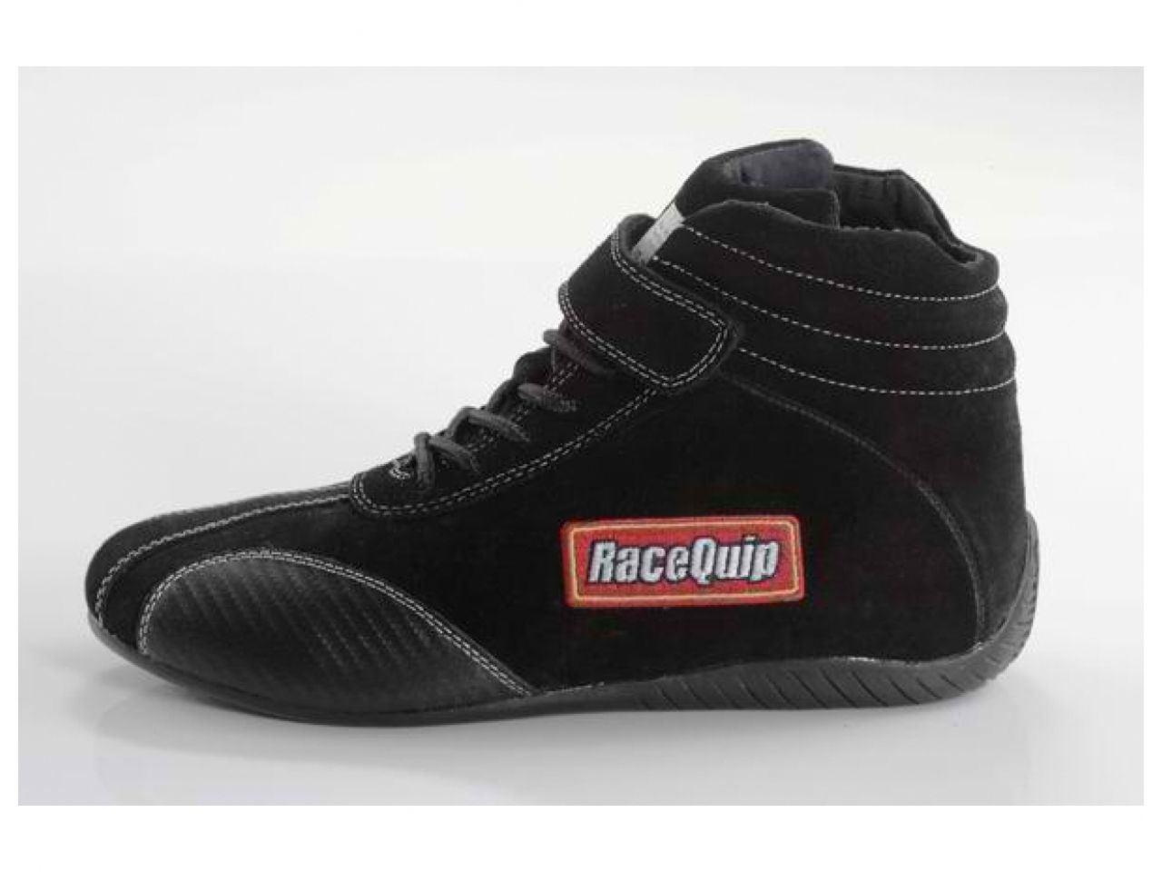 Racequip Black Euro Carbon-L SFI 3.3 Racing Shoes - Size: 2.0