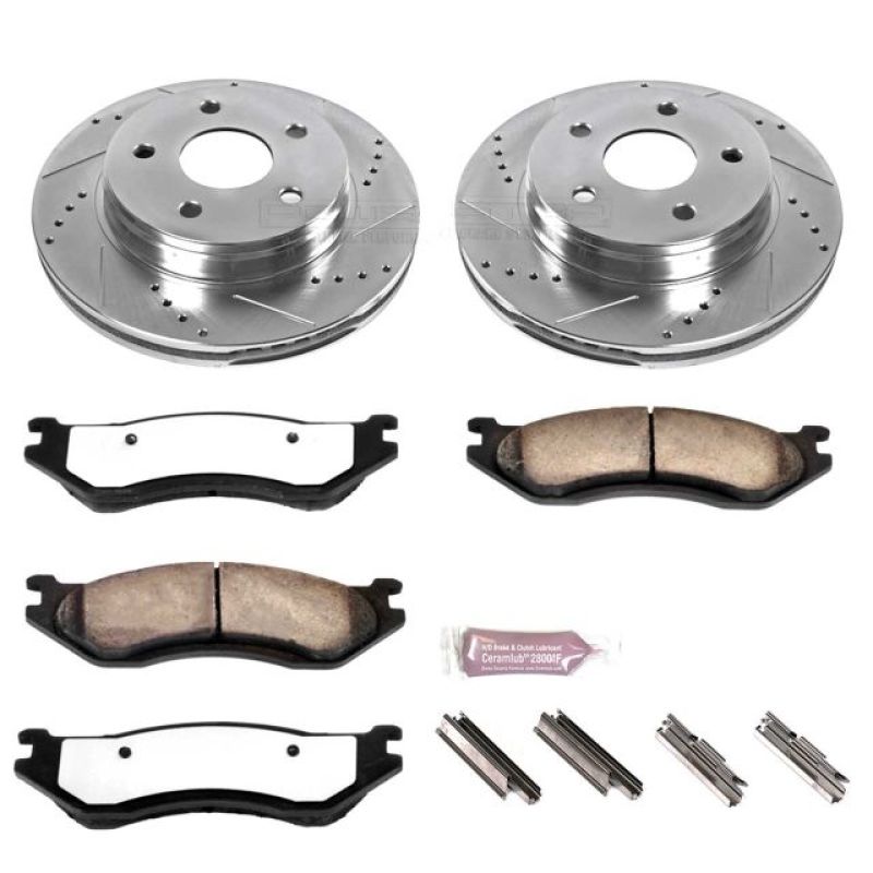 PowerStop PSB Z36 Truck & Tow Kit Brakes, Rotors & Pads Brake Kits - Performance D&S main image