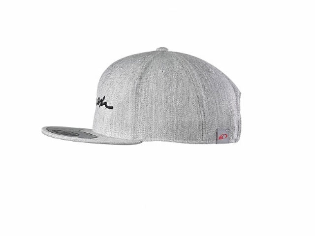 Apexi Cursive Hat - Grey (Snapback)