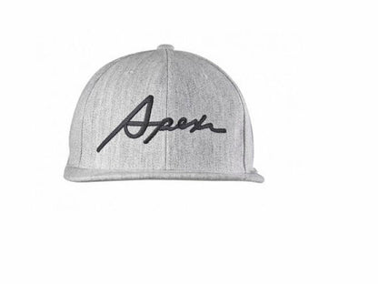 Apexi Cursive Hat - Grey (Snapback) *Discontinued