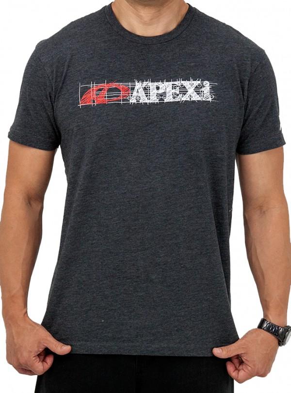 Apexi A'PEXi T-Shirt - Blueprint - Grey