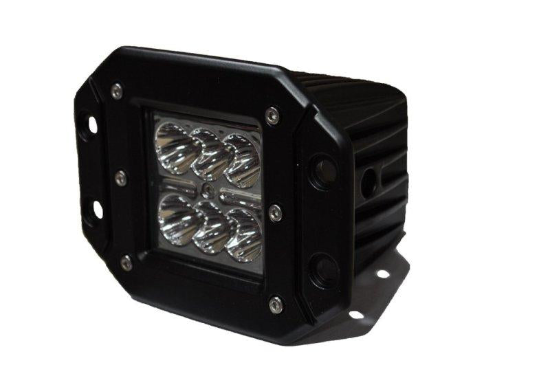 DV8 Offroad 3in Flush Mount LED Lights 20W Flood/Spot 5W Cree B3FM24W3W Main Image