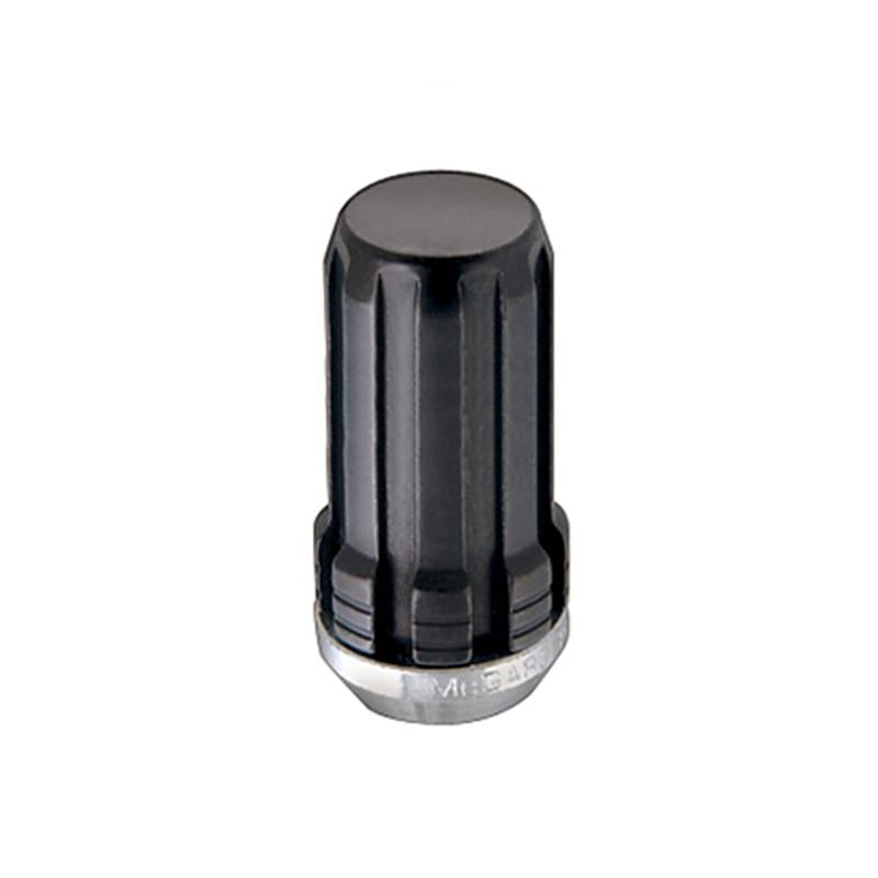 McGard SplineDrive Lug Nut (Cone Seat) M14X1.5 / 1.935in. Length (Box of 50) - Black (Req. Tool) 65025 Main Image