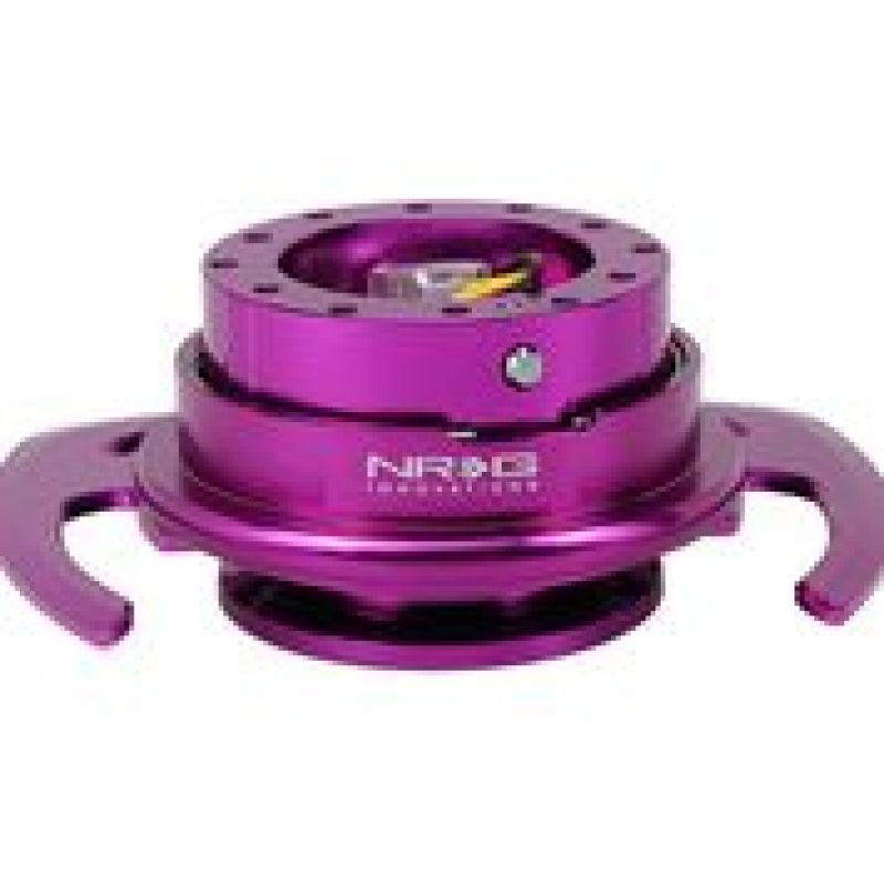 NRG Quick Release Kit Gen 4.0 - Purple Body / Purple Ring w/ Handles SRK-700PP