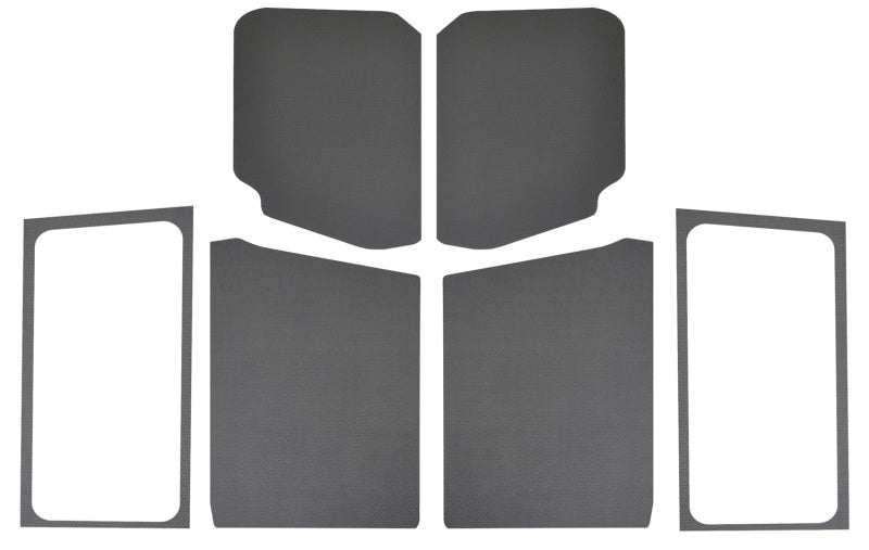 DEI 2019+ Jeep Wrangler JL 2DR Leather Look Headliner Complete Kit - Gray 050284