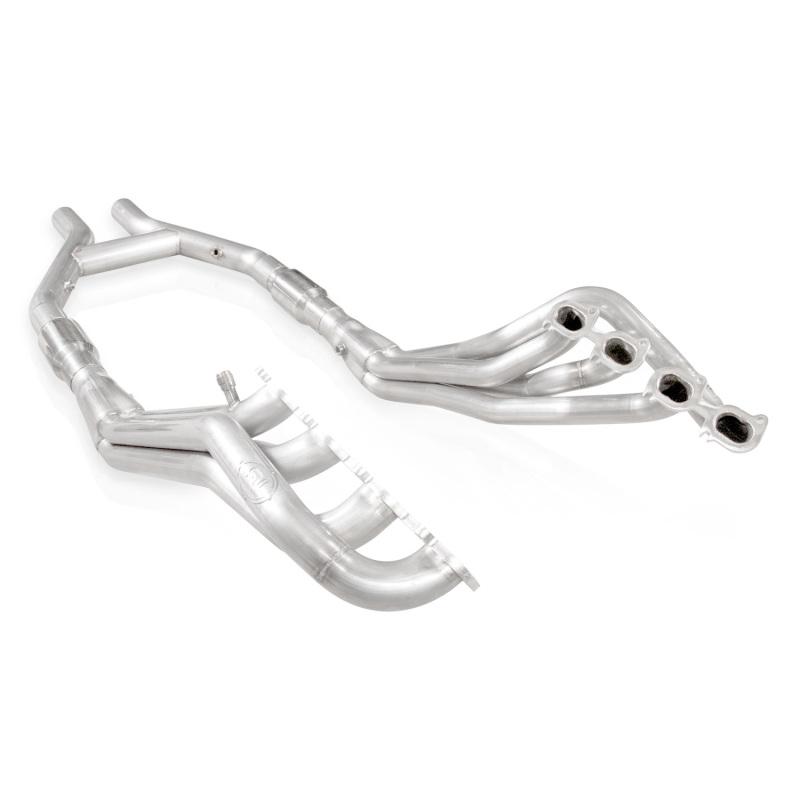 Stainless Works 2007-14 Shelby GT500 Headers 1-7/8in Primaries High-Flow Cats H-Pipe GT145HCATHP Main Image