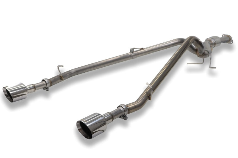 Carven 2019 RAM 1500 5.7L (Dual Tailpipe) Competitor Series Cat-Back w/5in Tips - Polished Stainless CR1016
