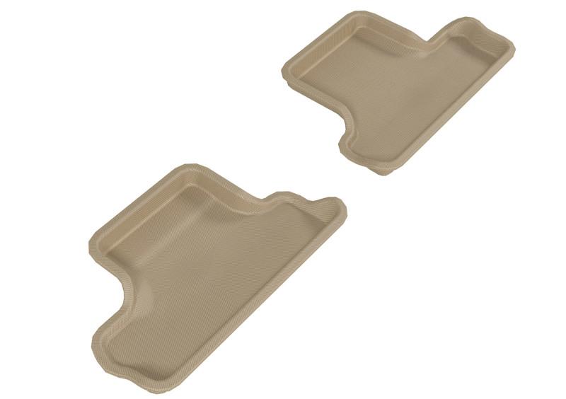 3D MAXpider 2007-2013 Mini Cooper Convertible Kagu 2nd Row Floormats - Tan L1MN00121502 Main Image