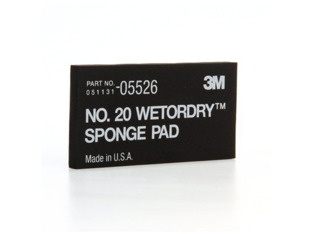 3M Sponge Pad, 2 3/4 In x 5 -1/2 In x 3/8 In