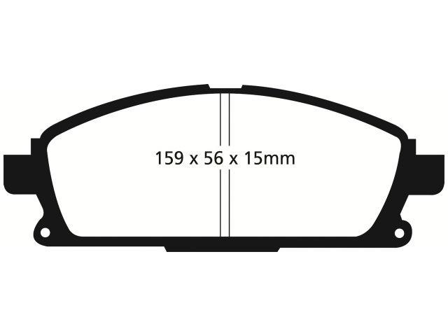 EBC Brake Pads DP61861 Item Image