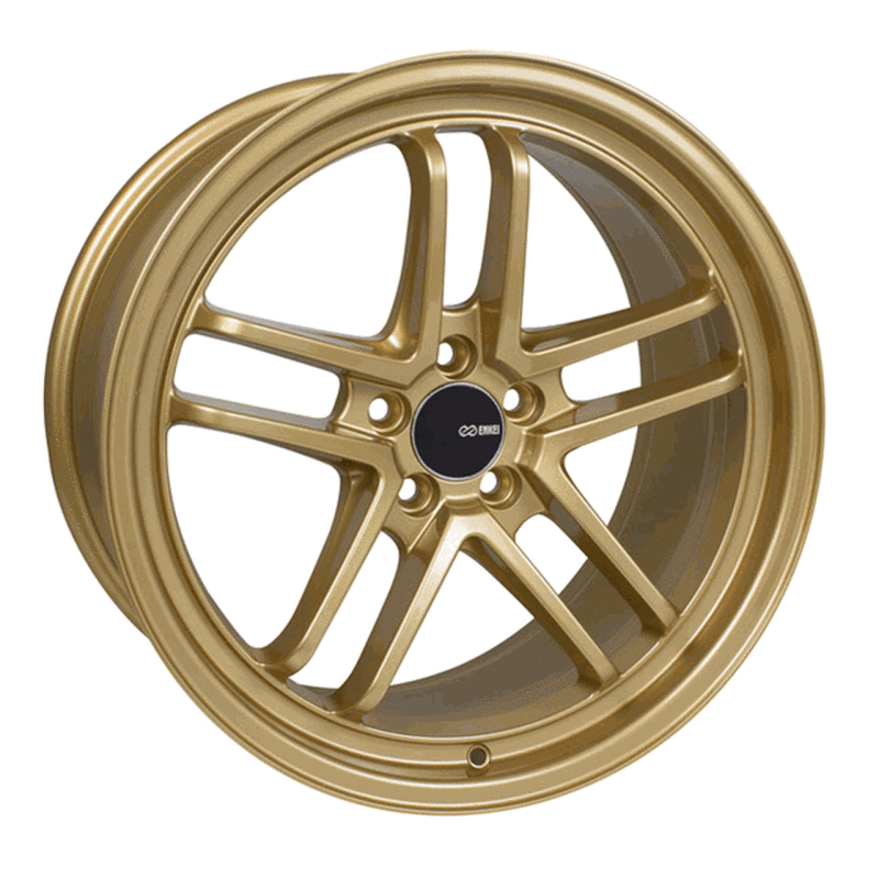 Enkei TSP5 17x8 5x100 45mm Offset 72.6mm Bore Gold Wheel 497-780-8045GG