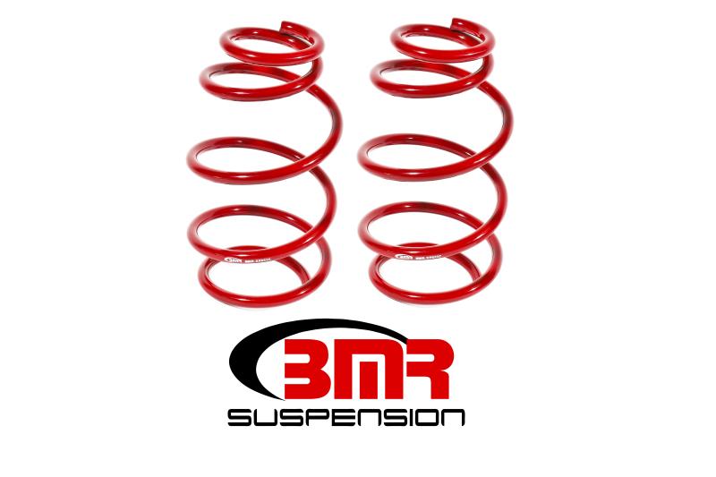 BMR 10-15 5th Gen Camaro V6 Front Lowering Springs - Red SP053R Main Image