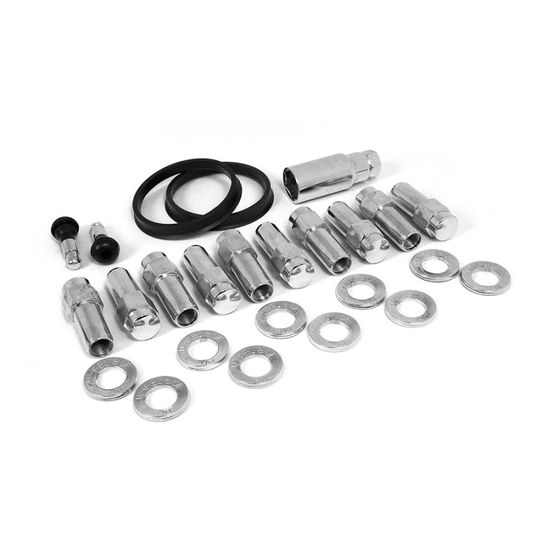 Race Star 7/16in GM Closed End Deluxe Lug Kit - 10 PK 601-1414-10