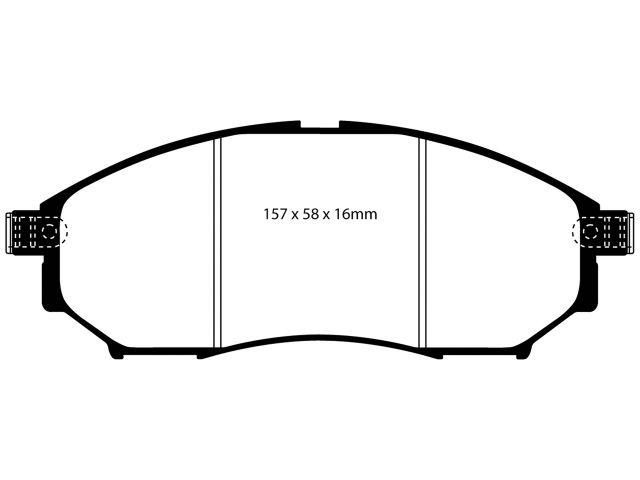 EBC Brake Pads DP71671 Item Image