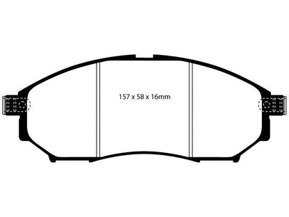 EBC Brake Pads DP71671 Item Image