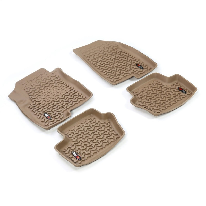 Rugged Ridge RUG Floor Liners - Tan Floor Mats Floor Mats - Rubber main image