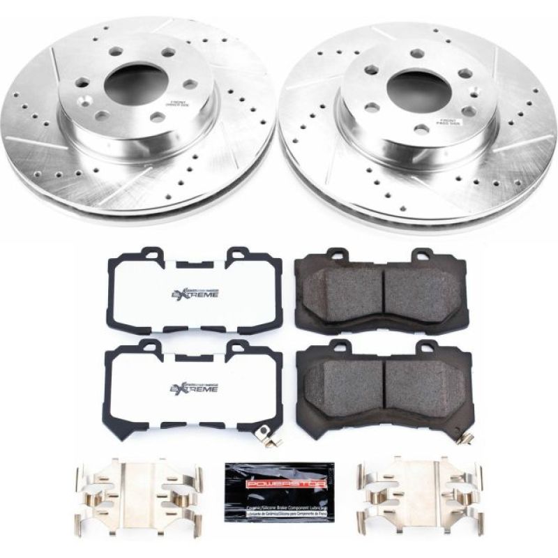 PowerStop PSB Z36 Truck & Tow Kit Brakes, Rotors & Pads Brake Kits - Performance D&S main image