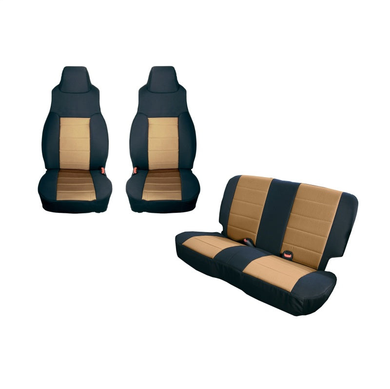 Rugged Ridge RUG Seat Cover Kit- Front/Rear Body Armor & Protection Seat Covers main image