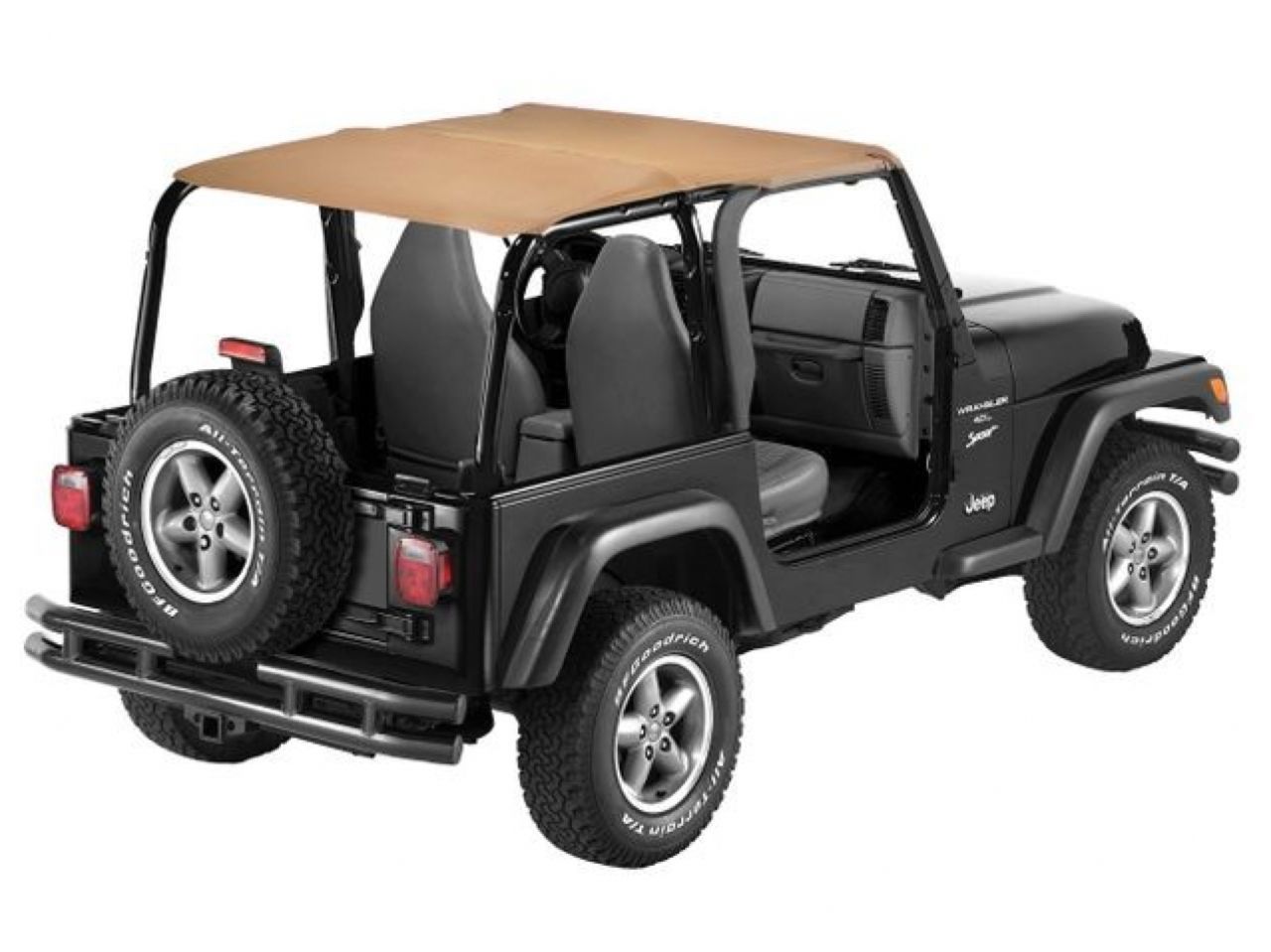 Bestop Jeep 92-95 Wrangler; Safari (extended length); requires 51209-01