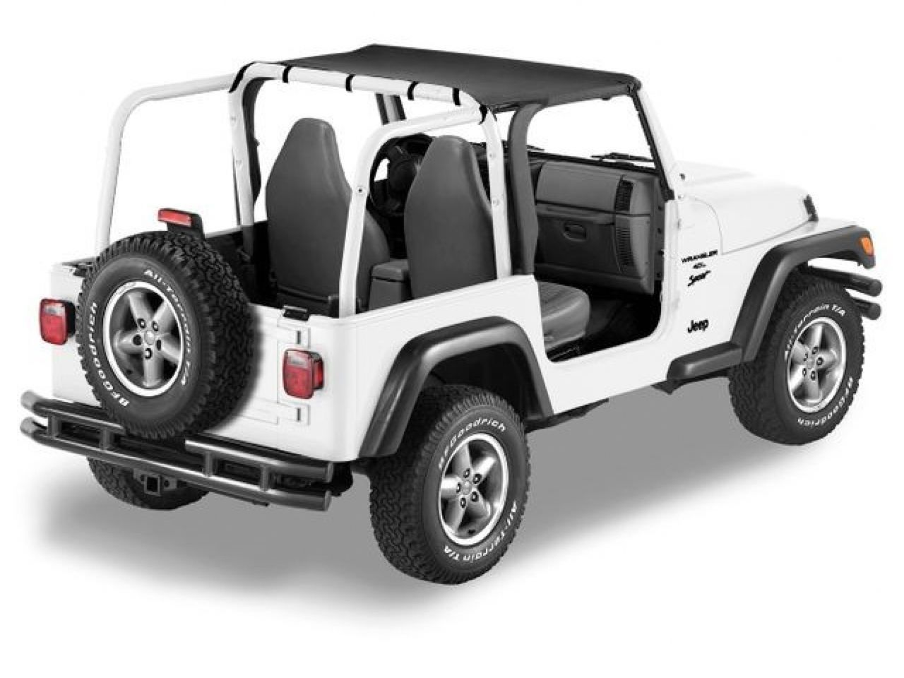 Bestop Jeep 97-02 Wrangler; Targa (Standard Length); Requires 51238-01