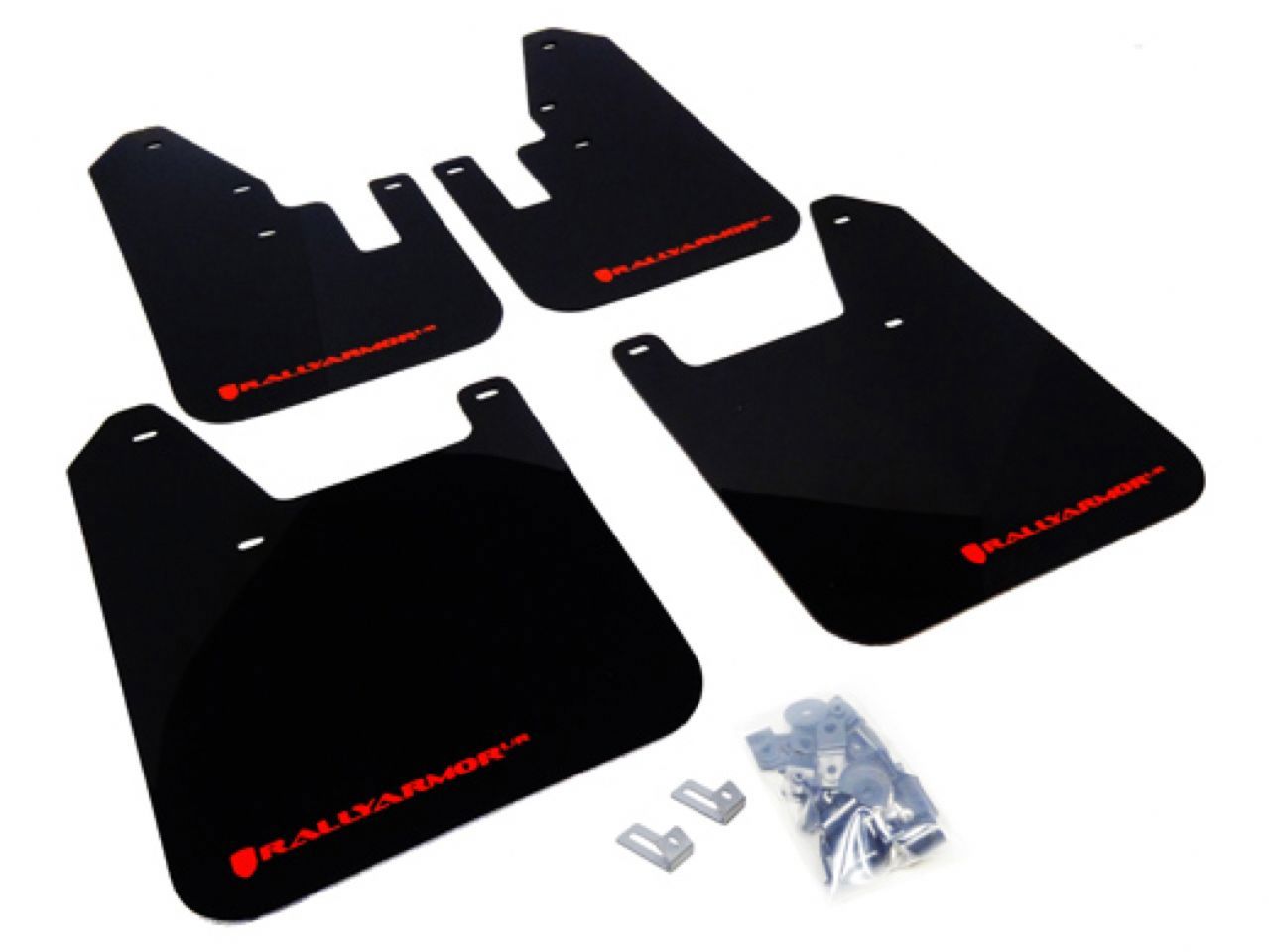 Rally Armor Mud Flaps MF13-UR-BLK/RD Item Image