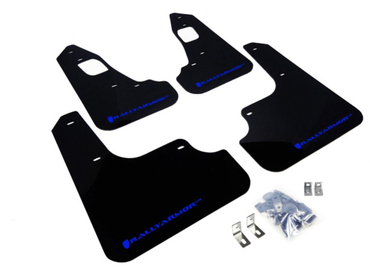 Rally Armor Mud Flaps MF10-UR-BLK/BL Item Image