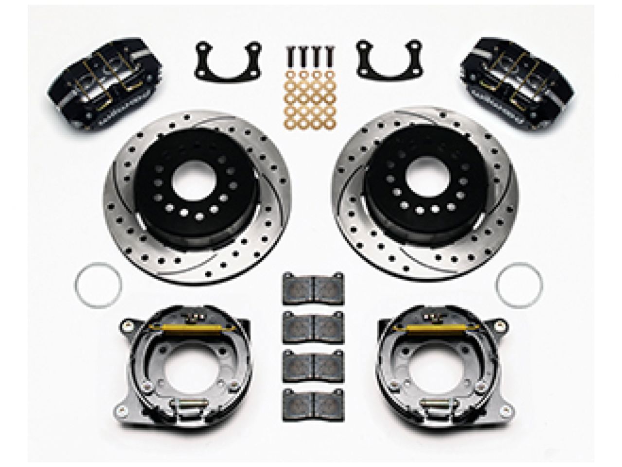 Wilwood DPL P/S Park Brake Kit, Drilled, New Big Ford