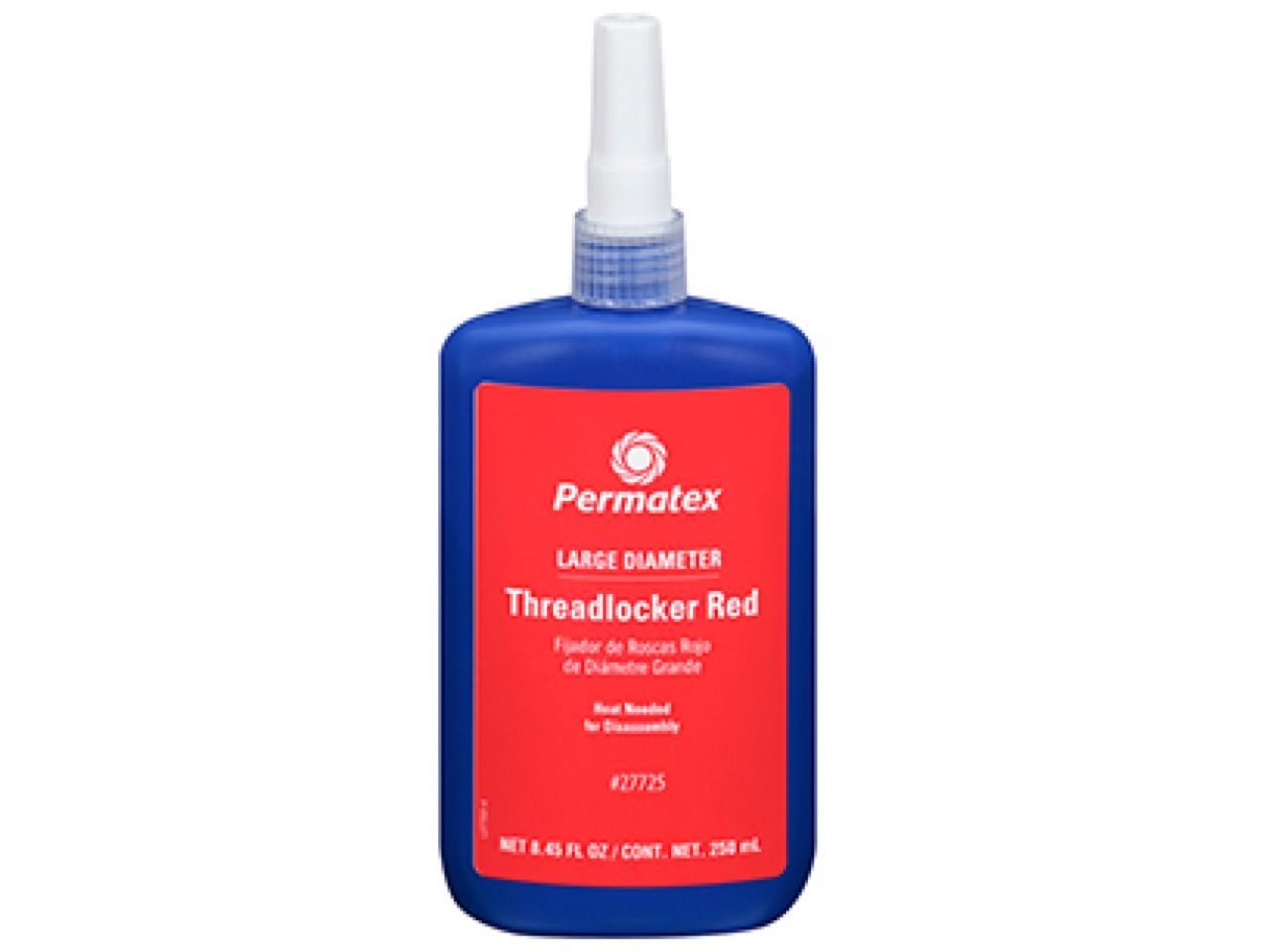 Permatex Hi-Temperature Threadlocker Red  , 10 mL bottle, carded, Each