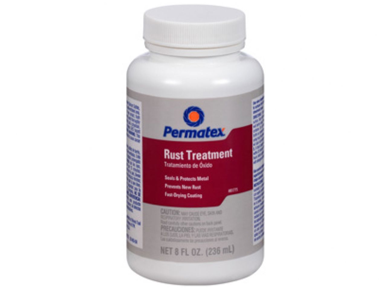 Permatex Rust Treatment (Body Filler Compatible), 16 fl oz bottle,