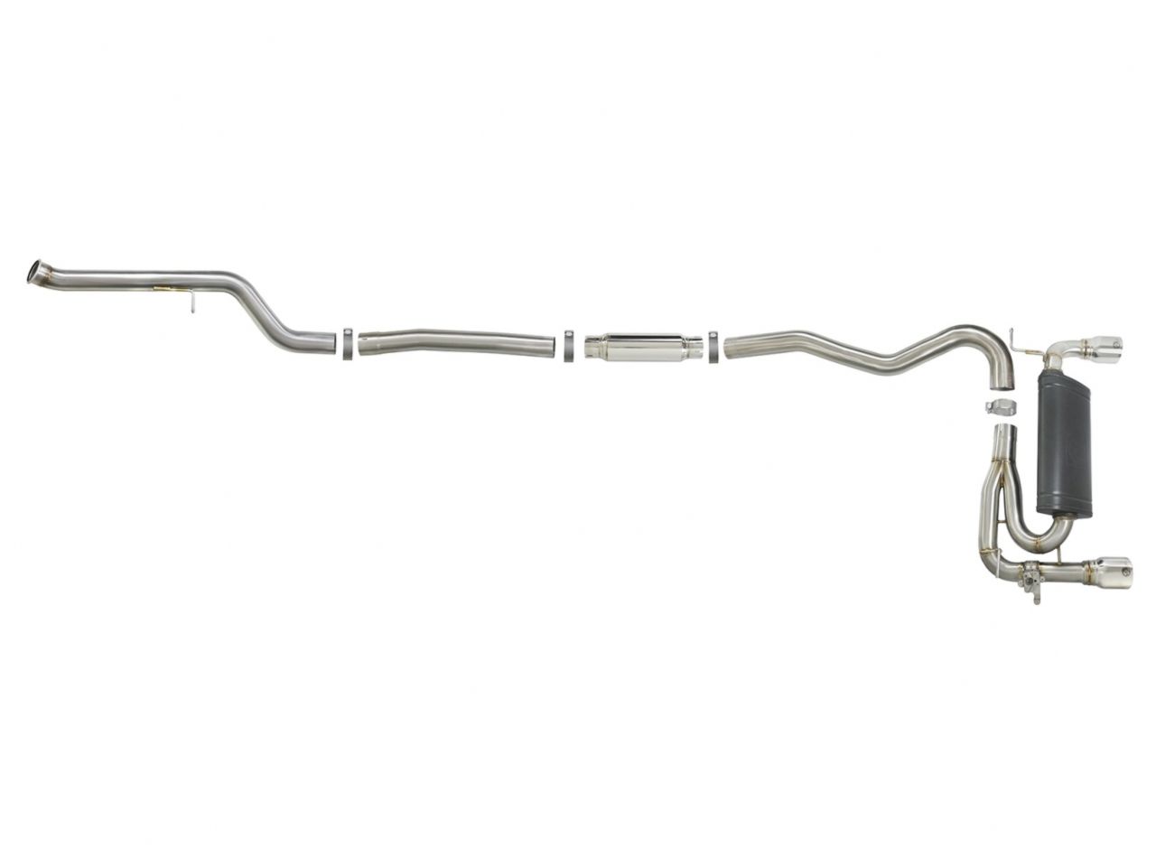 aFe MACH Force-Xp 304 Stainless Steel Cat-Back Exhaust System w/Polished