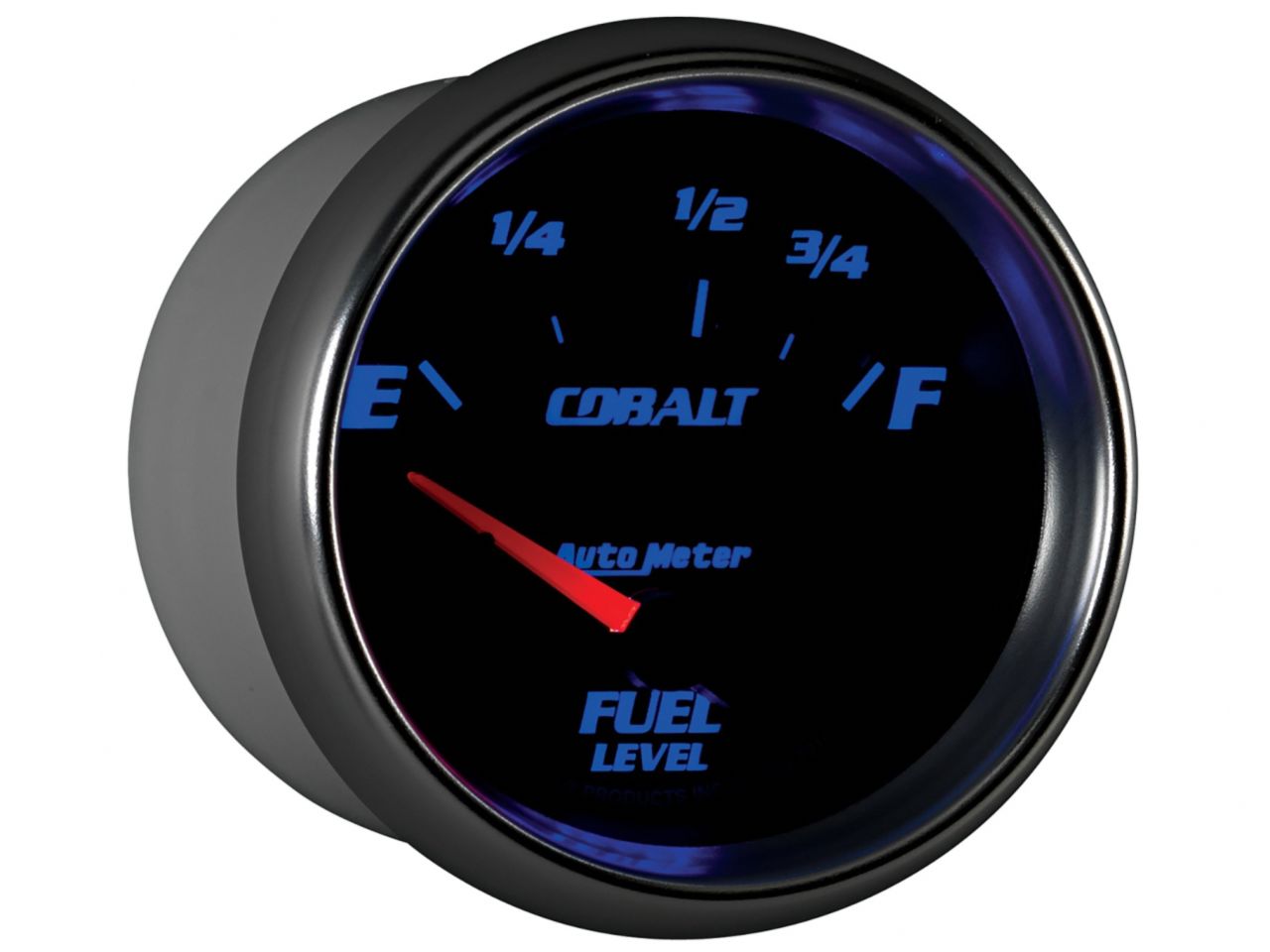 Autometer Gauge,Fuel Level,2 5/8", 73E to 10F, Elec, Cobalt