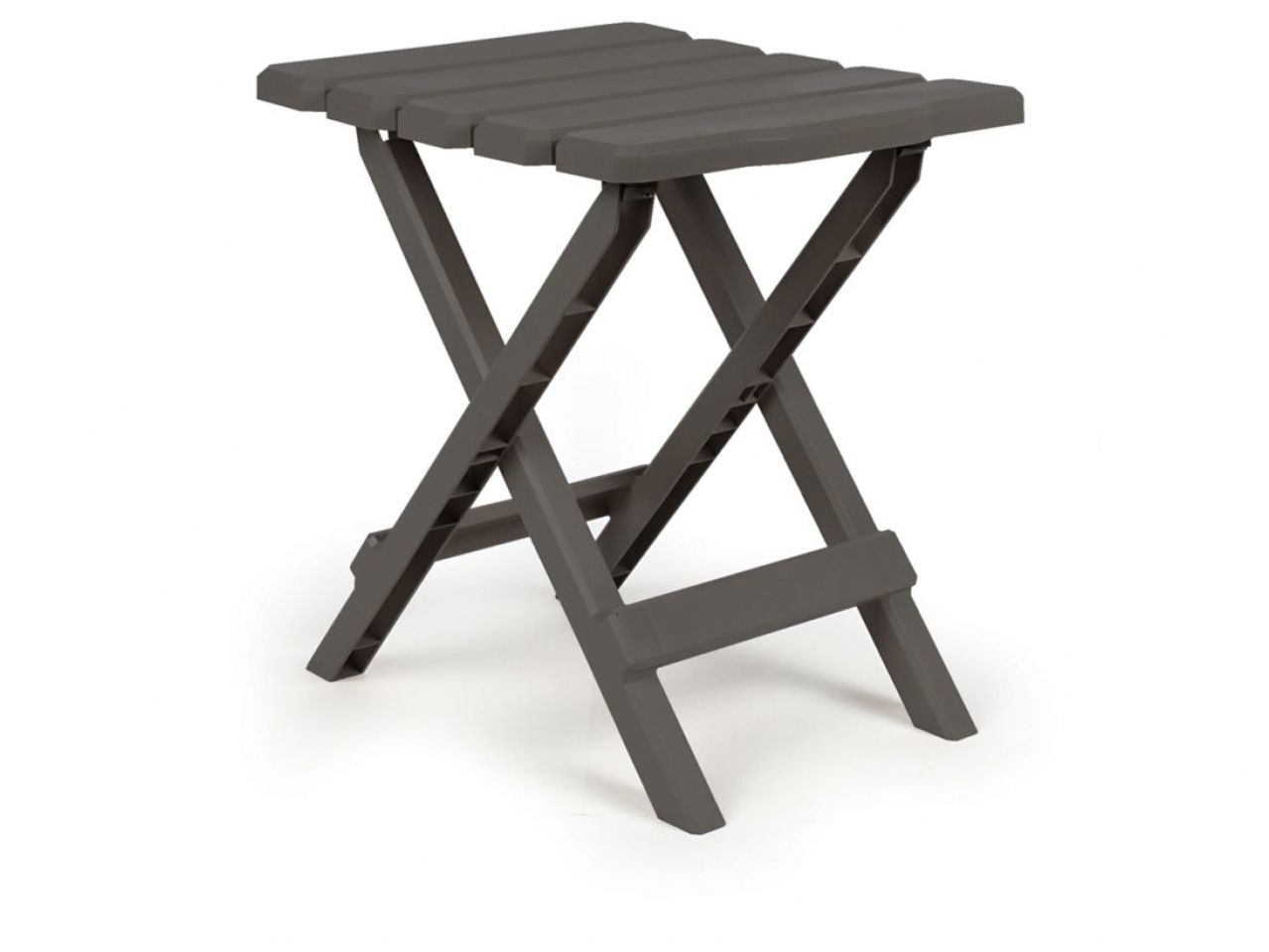 Camco Small Adirondack Table - Plastic, Charcoal Bilingual